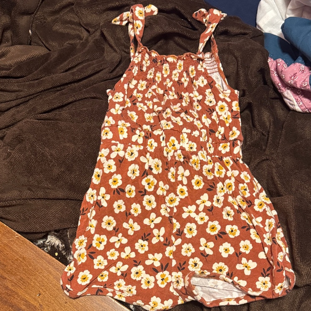 Little Sleepies Brown Floral Bodysuit